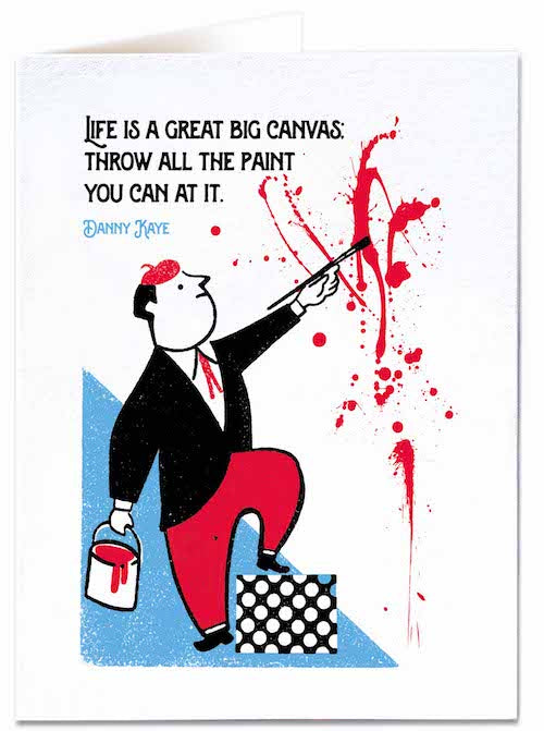 Great Big Canvas card