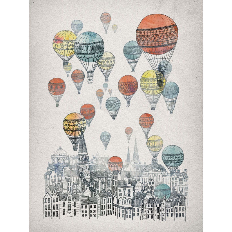 Voyages Over Edinburgh Card