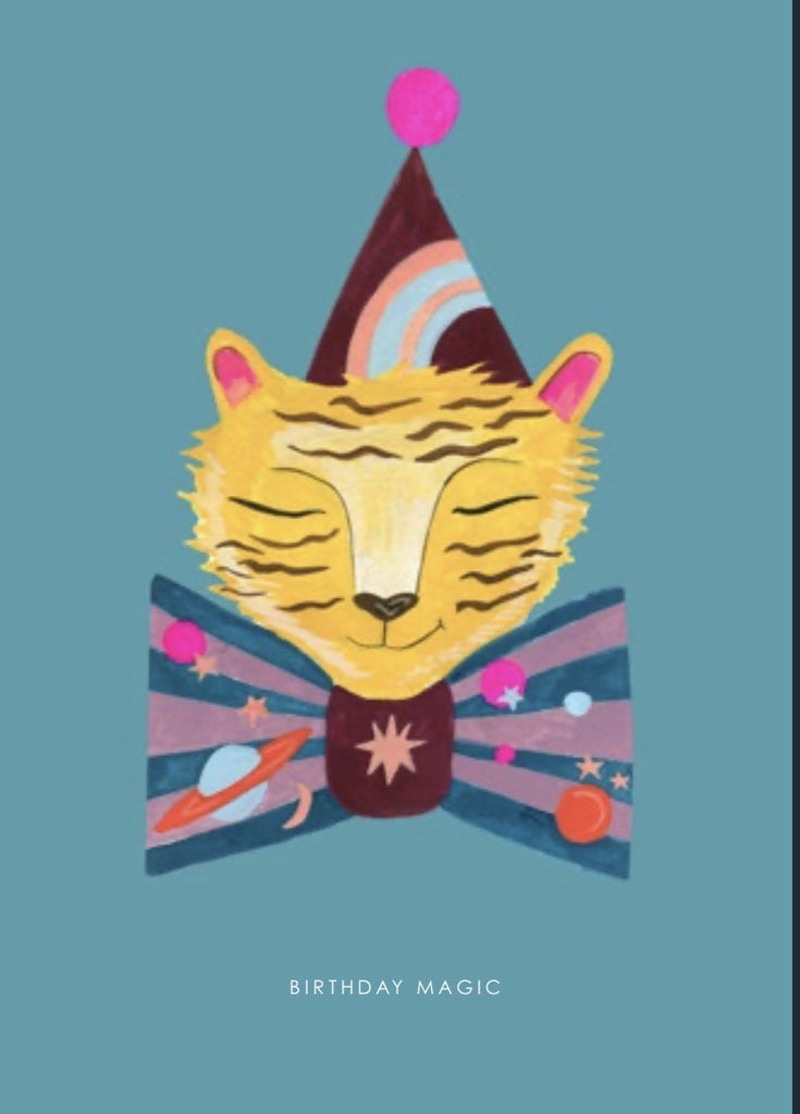 Magic Party Tiger Card