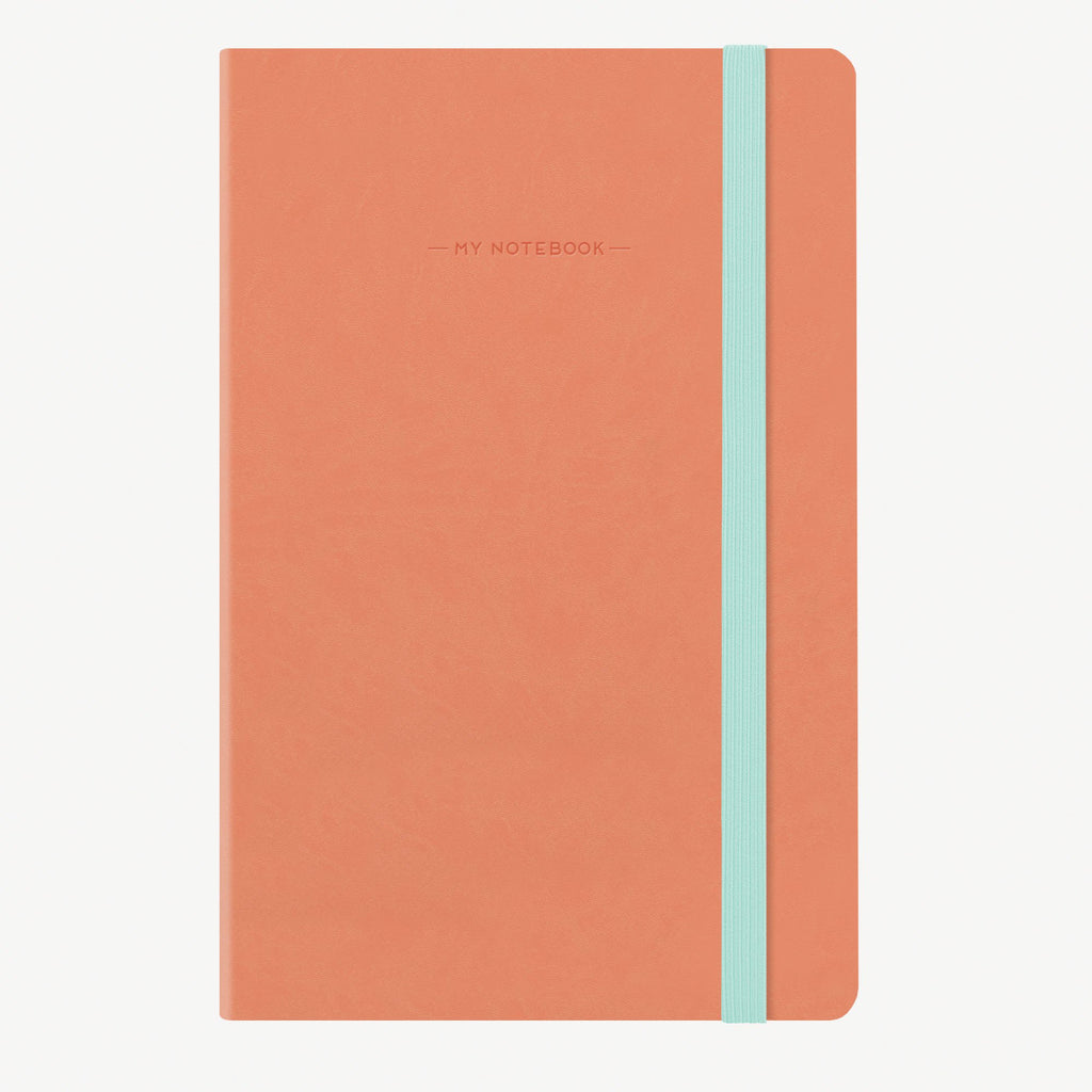 Medium Dotted Salmon Notebook