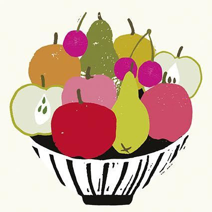 Apples and Pears Get Well Card