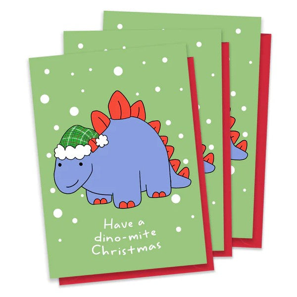 Dinosaur Mini Christmas Card Pack