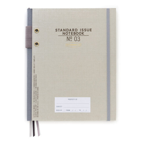 Standard Issue Notebook No 03 - Taupe
