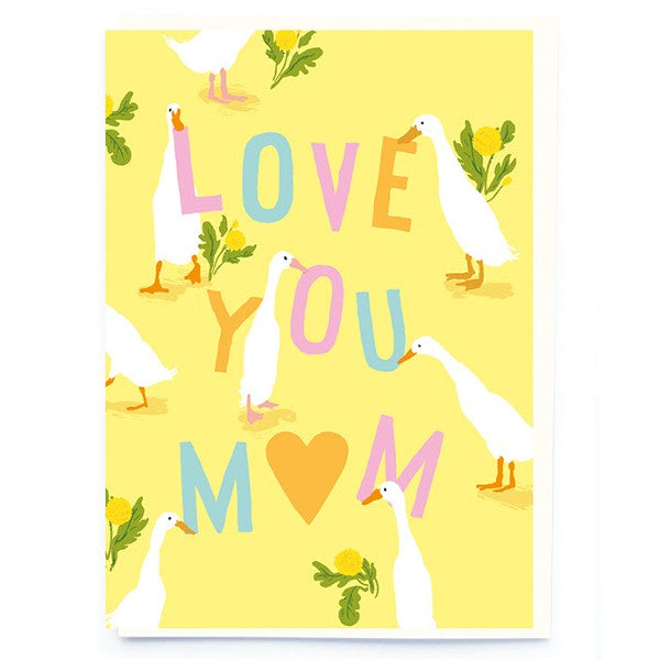 Love You Mum Ducks Mother's Day Card - Paper Tiger