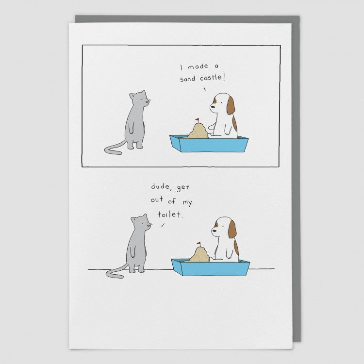 Sandcastle Card by Liz Climo