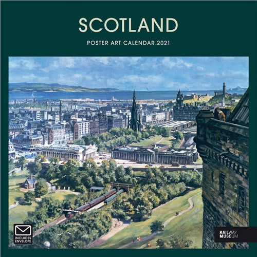 National Railway Musuem Scotland Poster Art Wall Calendar 2021