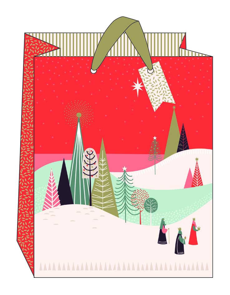 Large Starry Night Gift Bag