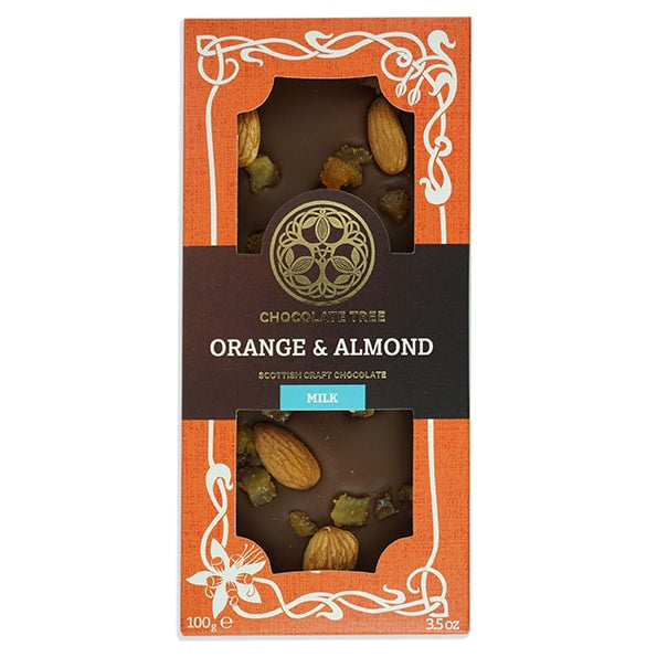 Organic Milk Chocolate Orange and Almond