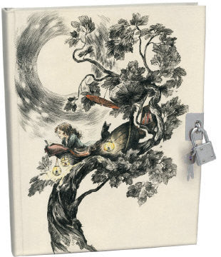 Elise Hurst Lockable Journal Girl in Tree