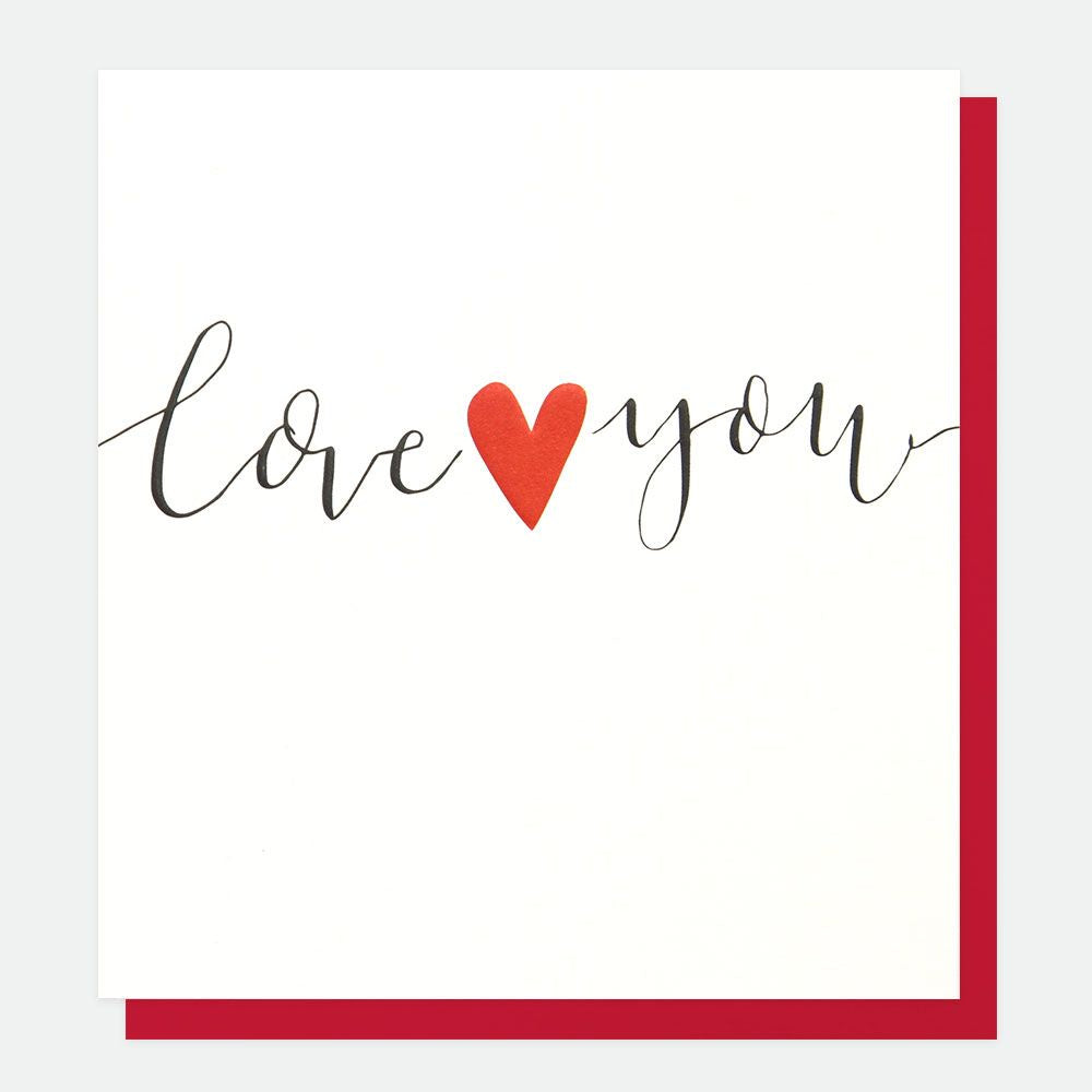 Love You Heart Card