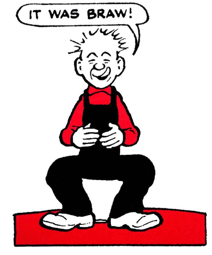 Oor Wullie It Was Braw Card