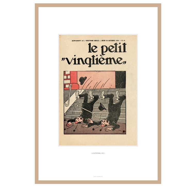 lithograph the blue lotus the thompsons