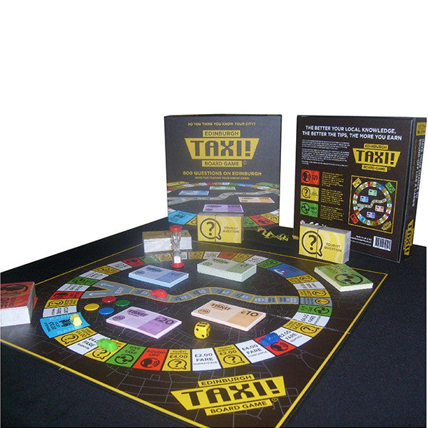 Edinburgh Taxi Board Game Paper Tiger