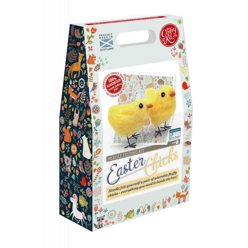 Easter Chicks Needle Felting Kit