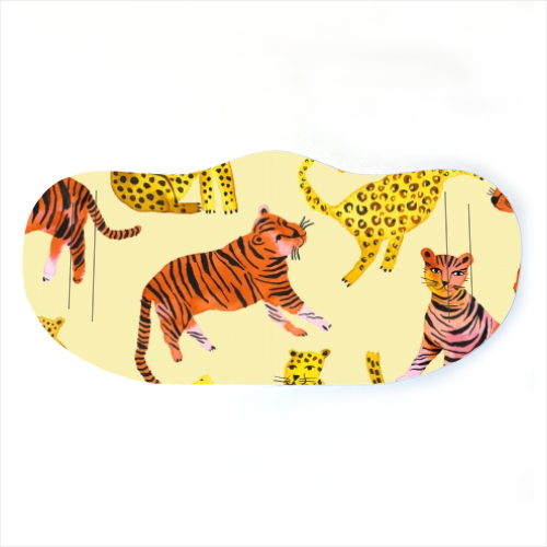 Safari Tigers And Leopards Face Mask