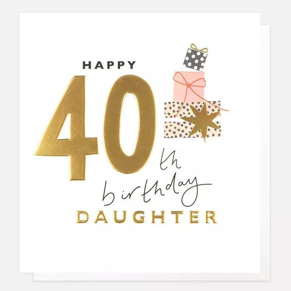 Happy 40th Birthday Daughter Card Paper Tiger happy-40th-birthday-daughter-card-paper-tiger