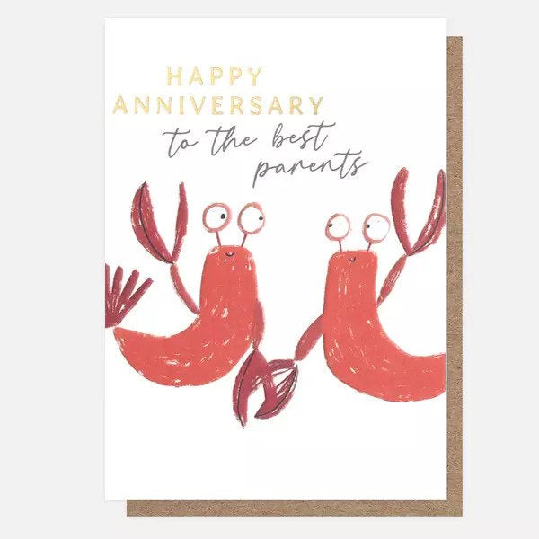 Happy Anniversary Lobsters Card