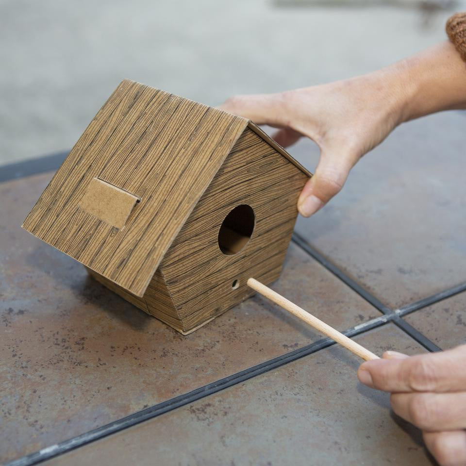DIY Log Cabin Bird House