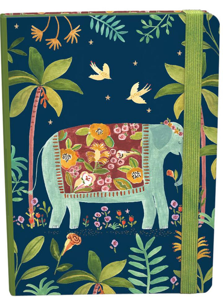 Over The Rainbow Elephant Notebook A5