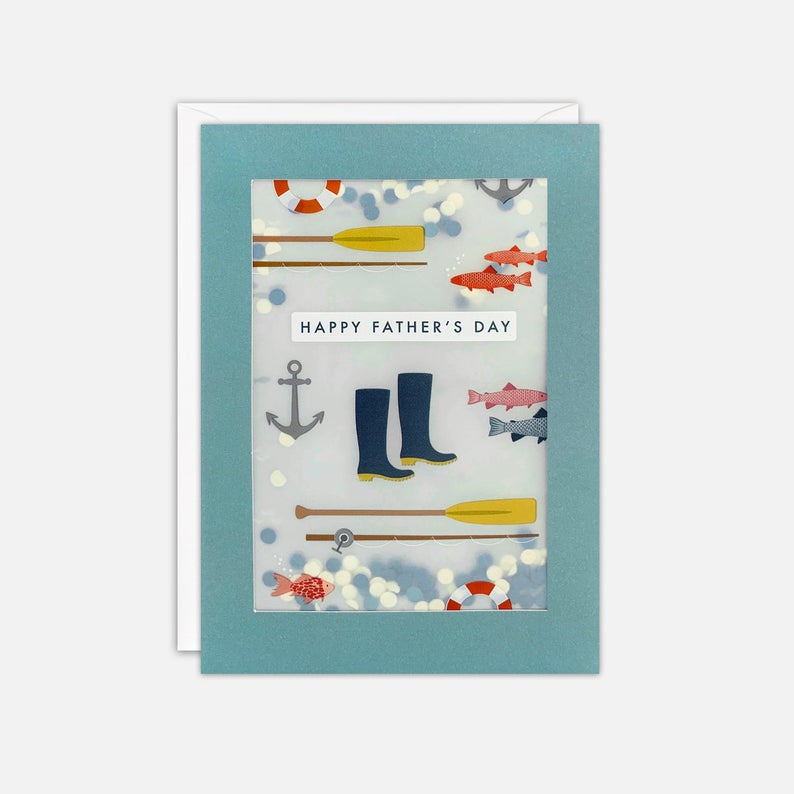 Father's Day Fishing Shakies Card