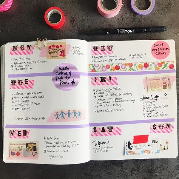 MT Washi Masking Tape - Bullet Journal Workshop - 3rd November 12.15pm