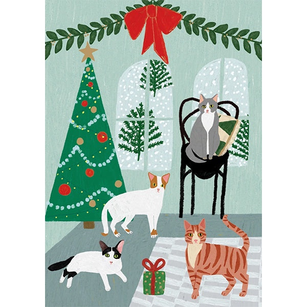 Fireside Cats Card Pack