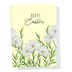 Happy Easter Daisies Pack Of 5 Cards