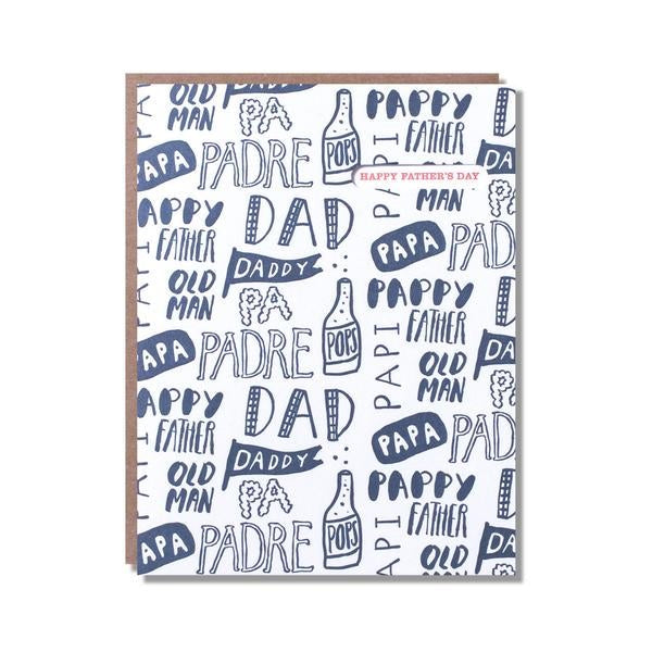 Happy Father's Day Text Card