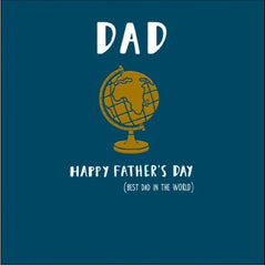 Happy Father's Day Best Dad In The World Card
