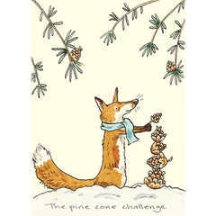 Pine Cone Challenge Christmas Card