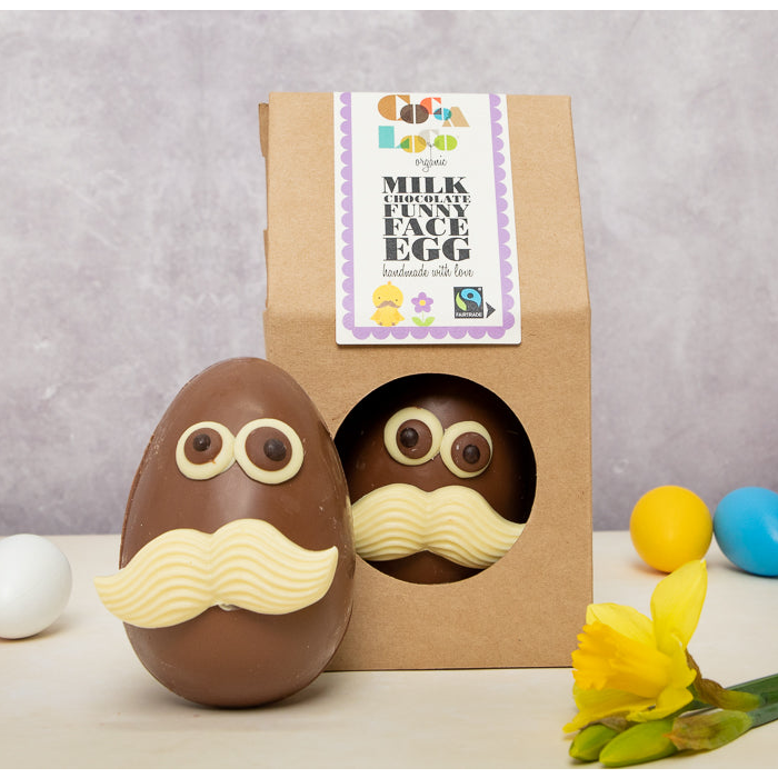 Milk Chocolate Funny Face Easter Egg