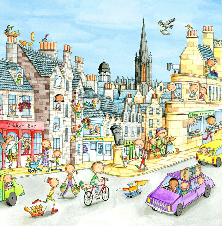 Greyfriar's Bobby Gingerpaws Square Card