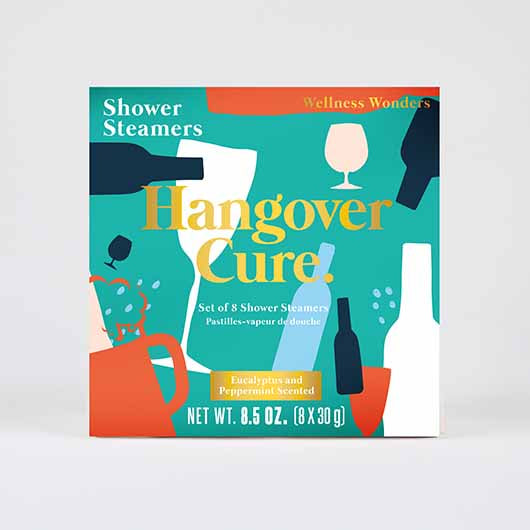 Hangover Cure Eucalyptus and Peppermint Scented Set of 8 Shower Steame