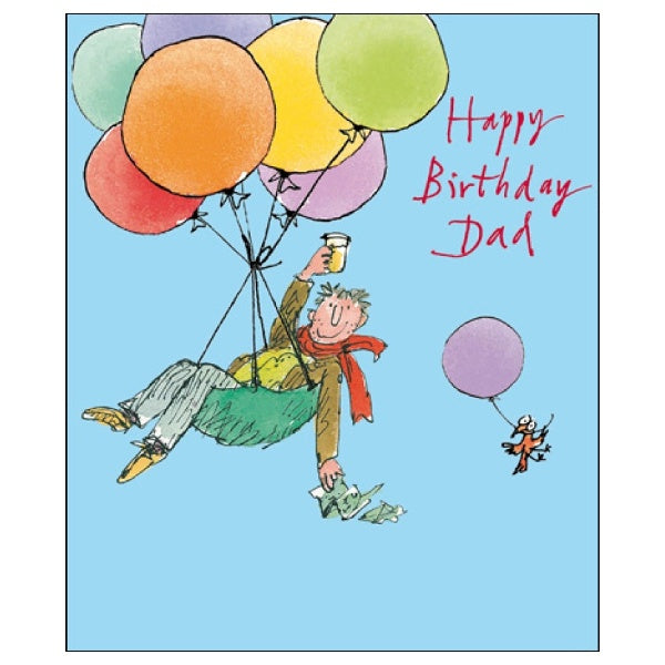 Happy Birthday Dad Quentin Blake Card