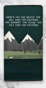 ‘Here’s Tae The Heath’ Salted Caramel Milk Chocolate Bar 100g