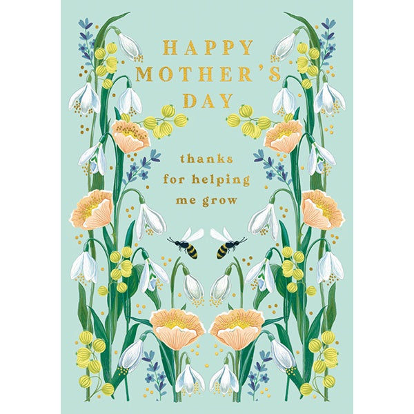 Thanks For Helping Me Grow Mother's Day Card