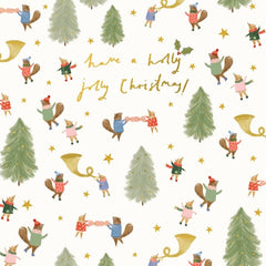 Holly Jolly Christmas Animals Card Pack