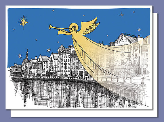 Leith Angel Christmas Card