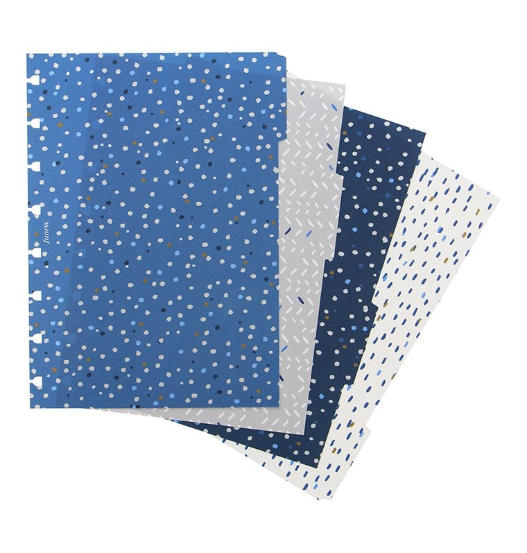 Filofax Indigo A5 Notebook Dividers