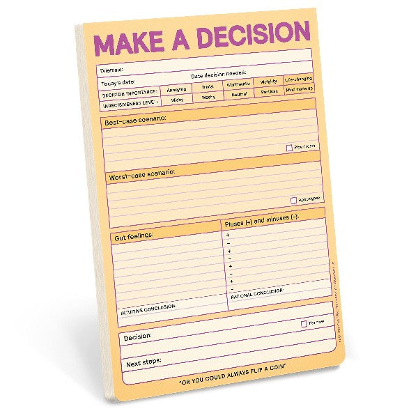Make A Decision Classic Pad