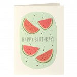 Watermelon Happy Birthday Card