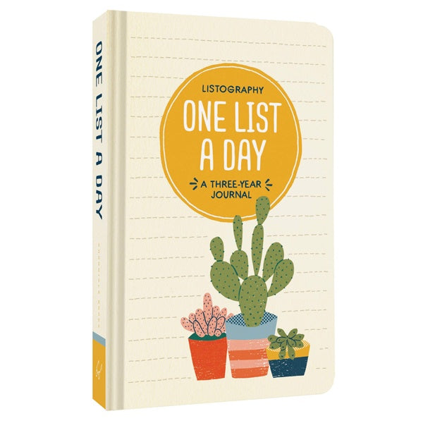 Listography One List a Day 3 Year Journal