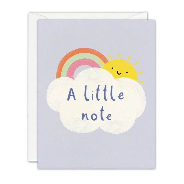 A Little Note Sun and Rainbow Pack of 5 Cards