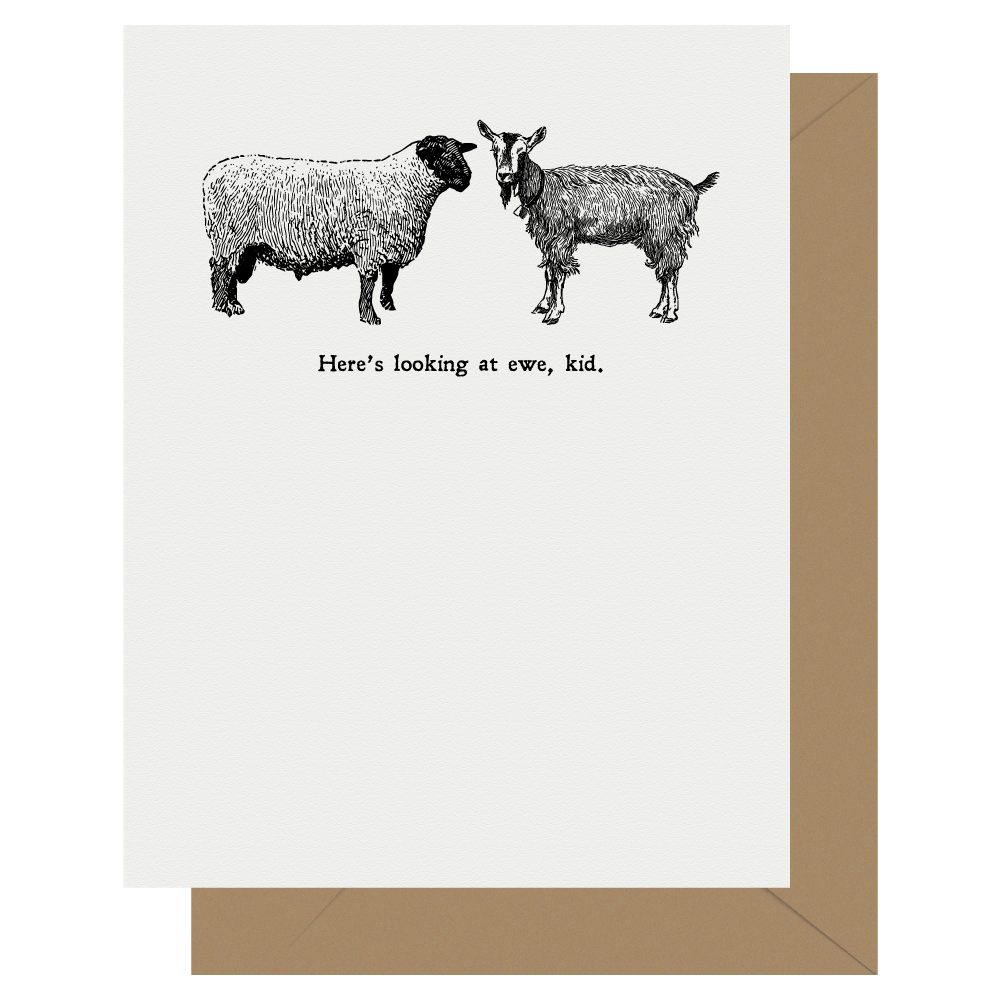 Here's Looking at Ewe Card