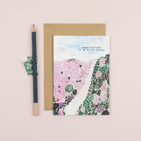 Lovely Friend Birthday Card