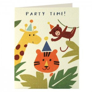 Jungle Invitation Pack of 5 Cards