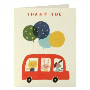 Bus Thank You Cards Pack of 5