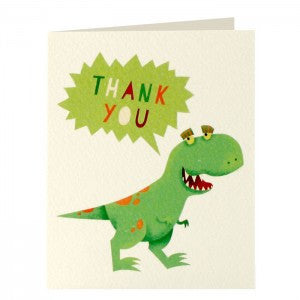 Dinosaur Thank You Pack of 5 Cards