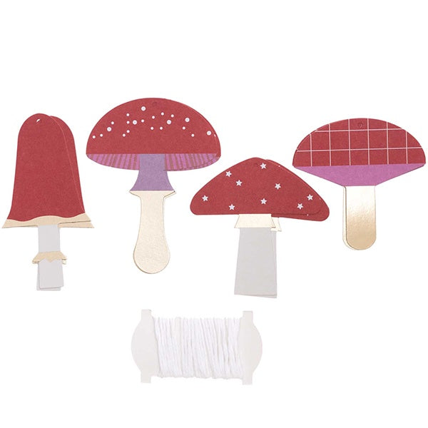 Mushroom Gift Tags - Paper Tiger