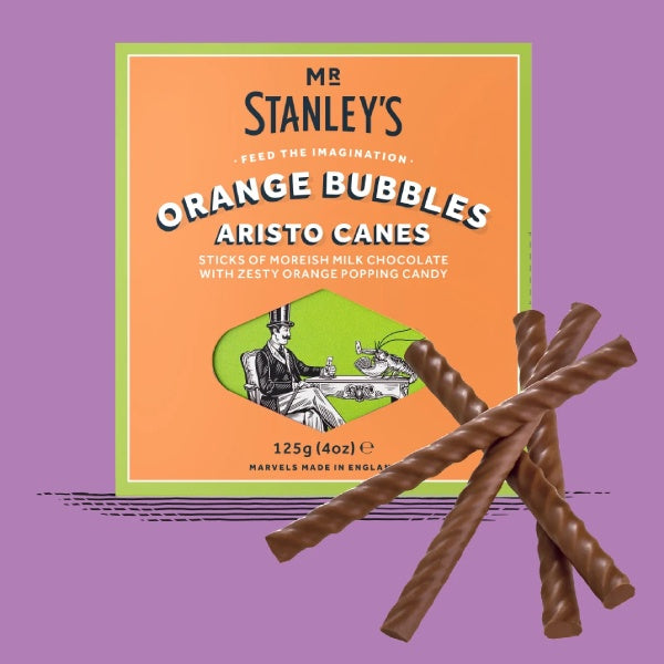 Orange Bubbles Aristo Cane